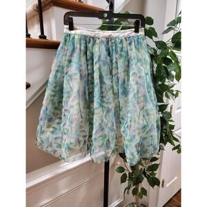 LC Lauren Conrad Women's Skirt Disney Cinderella Size Small Tulle Floral Lined